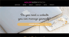 Desktop Screenshot of adlerwebdesign.ca